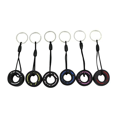 AIBEARTY 6 PCS Soft PVC Rubber Tire Keychain Creative Small Tire Key Ring Pendant  Car Bag Charm Decoration for Women Men Car Lovers Gifts Auto-Accessories :  Precio Guatemala