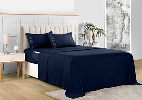Utopia Bedding Full Sheet Set Soft Microfiber 4 Piece Luxury Bed