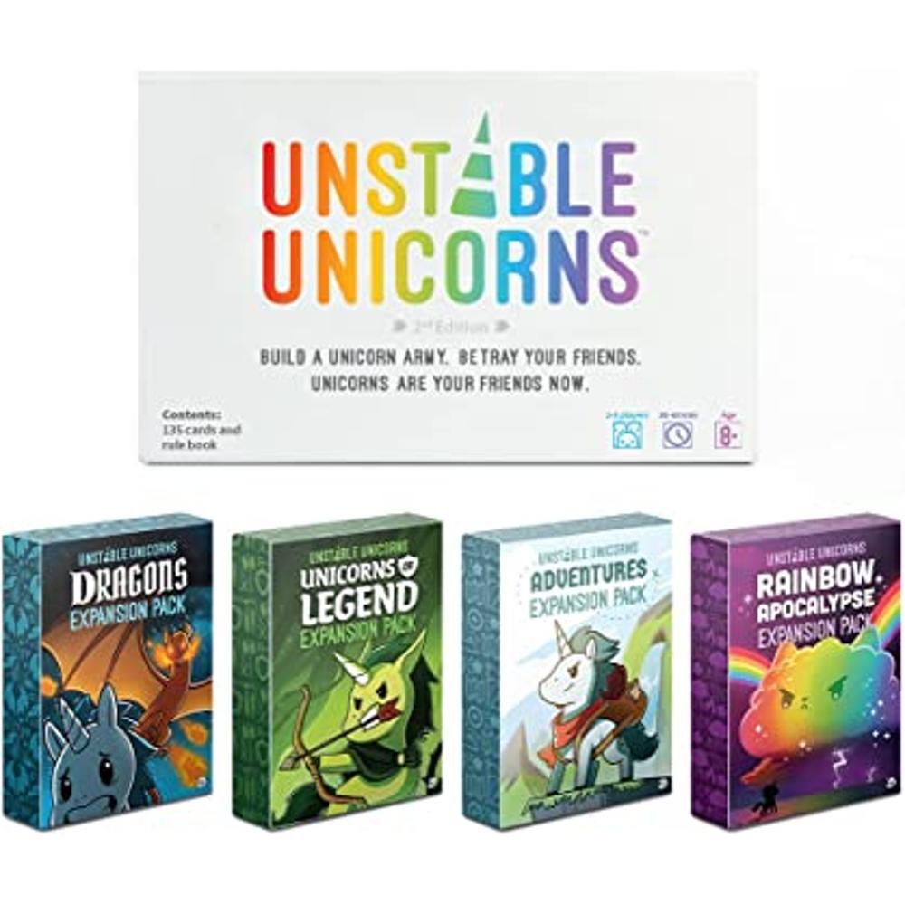 TeeTurtle Unstable Unicorns Juego de Mesa Infantil