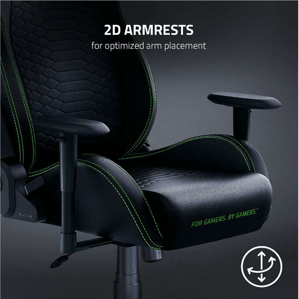 Silla Ergonómica Para Gamers, Negro/Verde, Iskur X Razer : Precio Costa ...