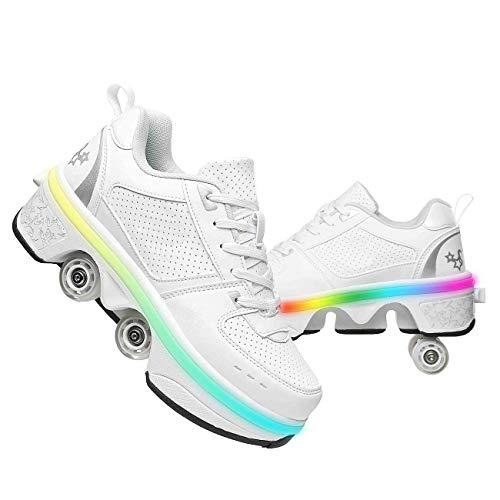 Wheeled Shoes 2-in-1 Roller Skate Shoes Hidden Wheels For Boys