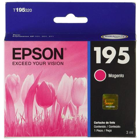 Cartucho De Tinta Epson 195 Magenta Original Insumos de Impresión Cartuchos  de Tinta heagle.ir