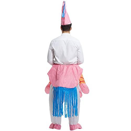 Toloco Disfraz Inflable Para Adultos Disfraz De Unicornio Disfraz