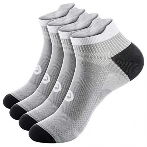 PAPLUS Calcetines de compresión tobilleros para hombres y mujeres 2/4/6  pares, calcetines de compresión de corte bajo para correr con soporte para  el tobillo - Color gris (2 pares) - Tamaño pequeño-mediano : Precio  Guatemala