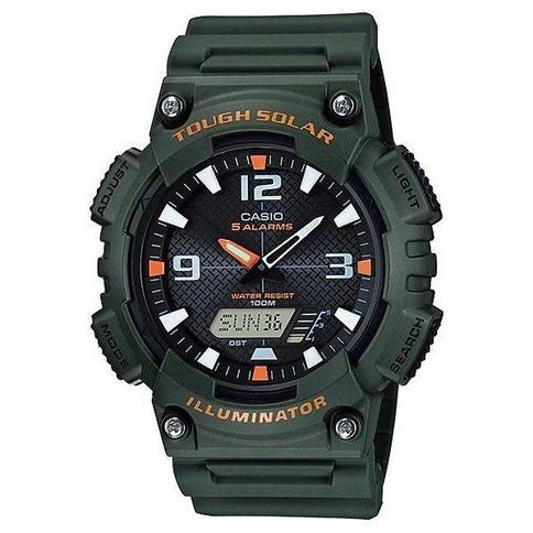 Casio Reloj Para Hombre Pulsera De Caucho Doble Hora Precio