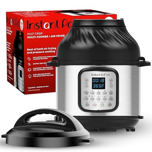 Air fryer outlet pressure cooker combo