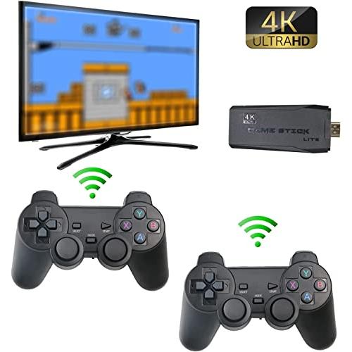Consola de juegos retro inalámbrica, integrada en más de 10000 juegos  clásicos, 9 emuladores, Stick de videojuegos Plug and Play Salida HDMI de  alta definición 4K para TV : Precio Guatemala