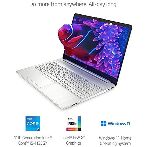 HP 15.6 Laptop, Intel Core i5-1135G7 Processor, Intel Iris Xe Graphics,  15.6 FHD Anti-Glare Display, Online Meeting Ready, HDMI, Wi-Fi and  Bluetooth,