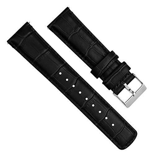 BARTON WATCH BANDS Standard Length Alligator Grain Quick Release