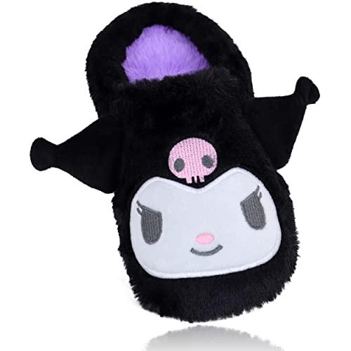 Roffatide Pantofole Morbide Con Stampa Anime – Suola In Gomma Antiscivolo, Punta Chiusa E Tacco Aperto, Fodera In Peluche – Taglia Euro 46-47 Per Donna