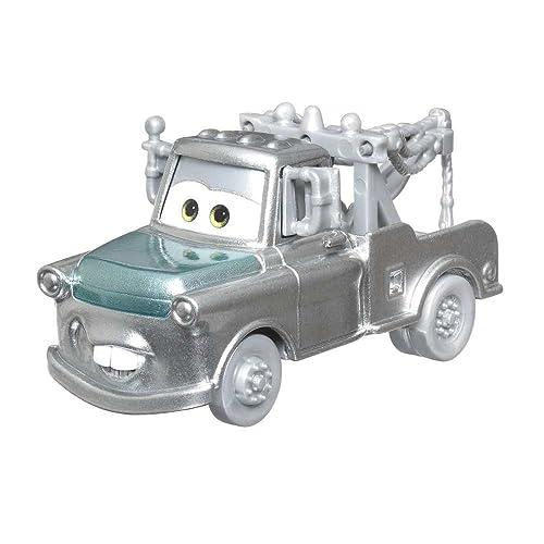  Mattel Disney Pixar Cars 2 Vehículos Colección de 5 vehículos,  juego de 5 autos coleccionables de personajes y carrito de herramientas  inspirado en el Gran Premio Mundial de la Película Cars