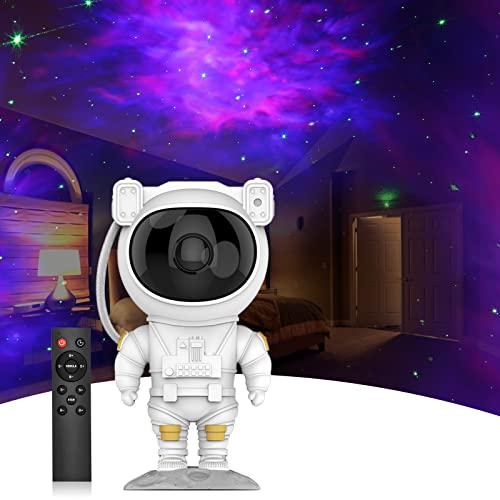 Astronauta Galaxia Proyector Lámpara Con Control Remoto Romántico Colorido  Luz De La Noche Cielo Estrellado Decoración Habitación Dormitorio  Decorativo Niños