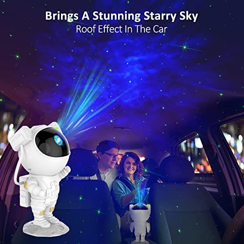 Astronaut Star Projector Night Light - Proyector espacial Galaxy Starry  Nebula Lámpara de proyección de techo con