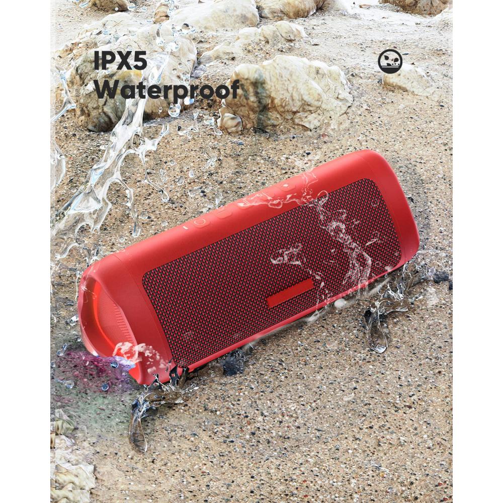 Bluetooth Speaker with HD Sound, Portable Wireless, IPX5 Waterproof, Up to  24H Playtime, TWS Pairing, BT5.3, for Home/Party/Outdoor/Beach, Electronic