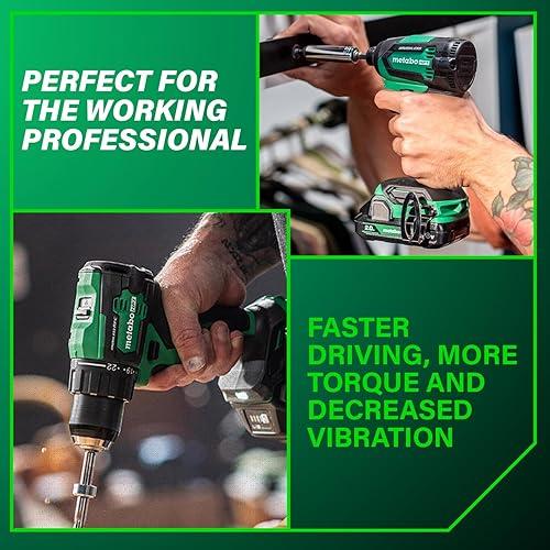 Metabo HPT 18V MultiVolt™ Cordless Brushless Driver Drill Impact Driver