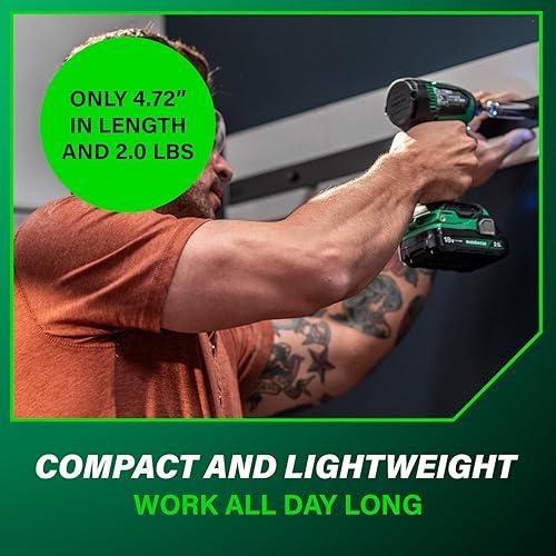 Metabo HPT 18V MultiVolt™ Cordless Brushless Driver Drill Impact Driver