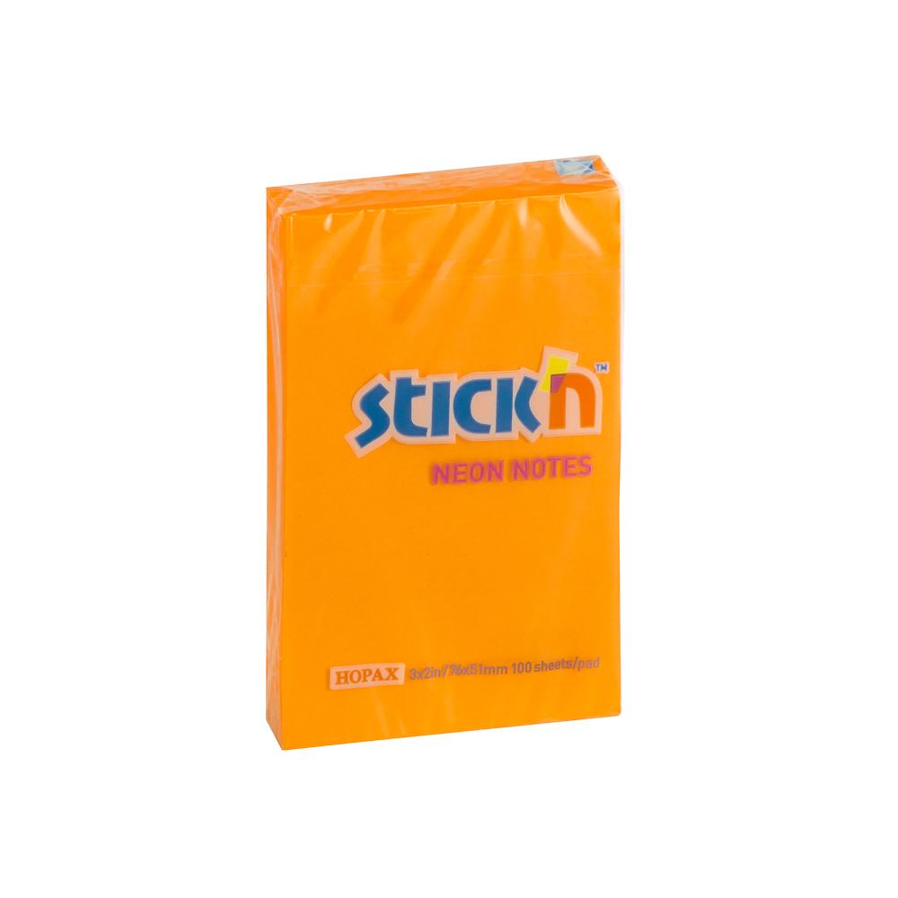block-stickn-21160-2-x3-neon-naranja-12x12-precio-guatemala