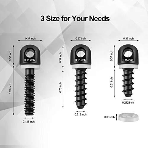 Sling Swivel Studs Wood Screw Studs 6PCS Gun Sling Mounting Kit for Sling Swivel Studs Wood Screw Studs 6PCS Gun Sling Mounting Kit for