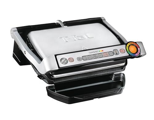 TFal OptiGrill Stainless Steel Electric Grill 4 Servings 6 Intelligent
