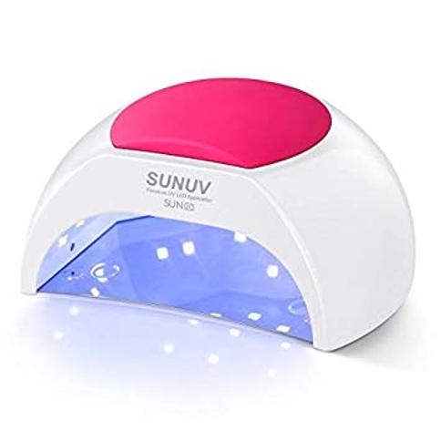 Lámpara de uñas de gel UV, SUNUV 48W UV LED Lámpara de secado de uñas para