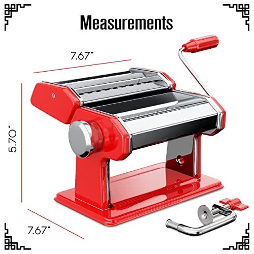 Máquina manual para hacer pasta, máquina multifuncional para hacer pasta de  fideos manuales, máquina para hacer masas, fideos anchos, fideos finos