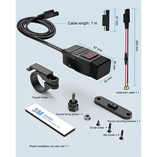 Cargador USB Doble Luminico CD-3048 - AP Motos