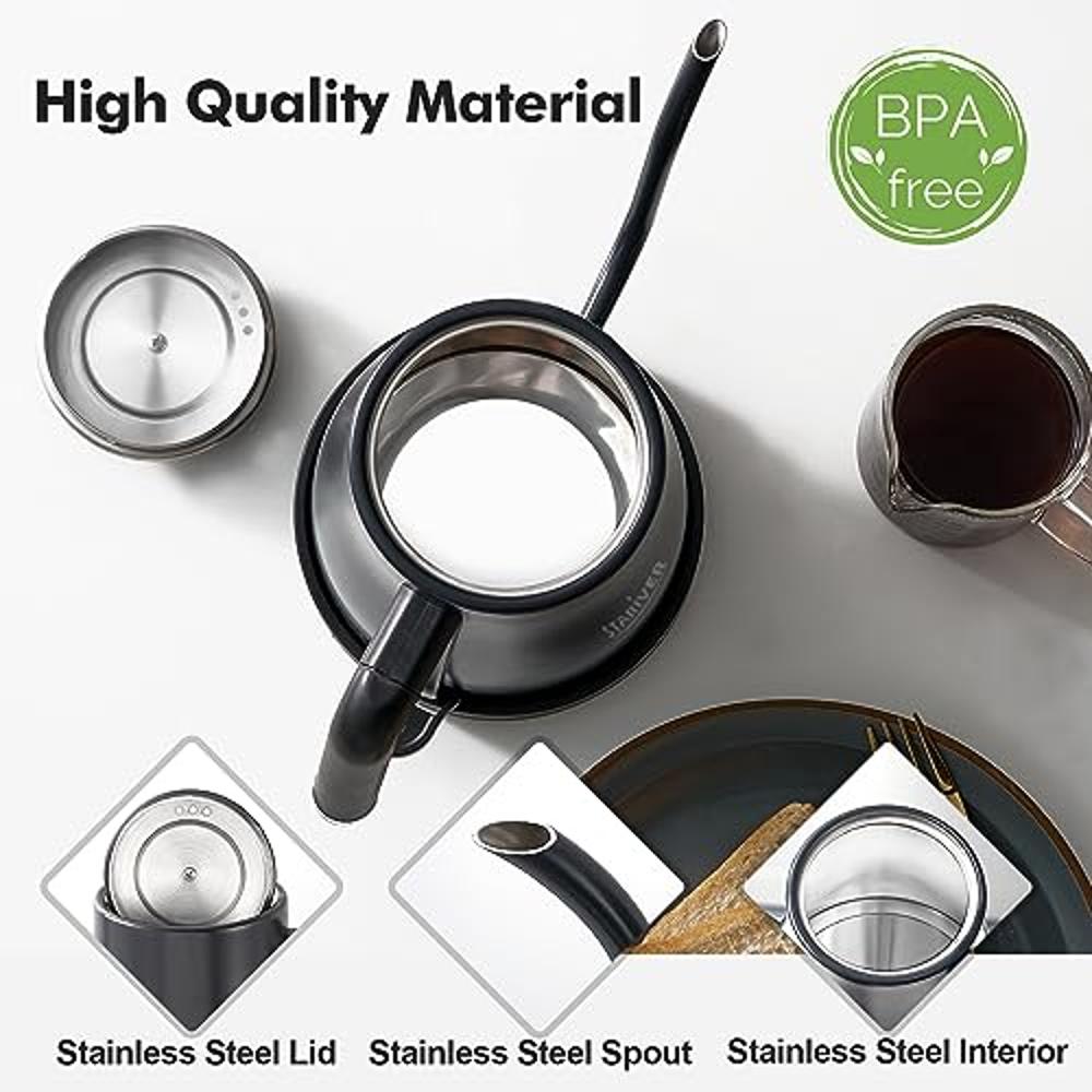  Stariver Electric Kettle, 2L Electric Tea Kettle, BPA