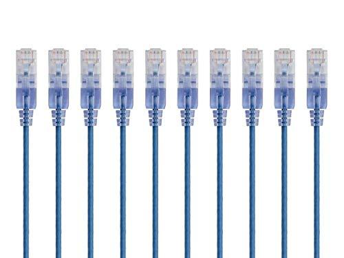 Cable de conexión Ethernet Cat6A Monoprice - RJ45 sin enganches, 550 ...