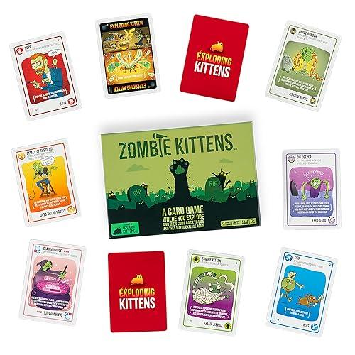 Juego de cartas Zombie Kittens de Exploding Kittens Divertidos juegos