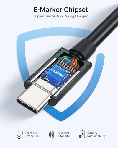 Cable Matters [Intel Certified] Thunderbolt 4 Cable USBC 8K Video