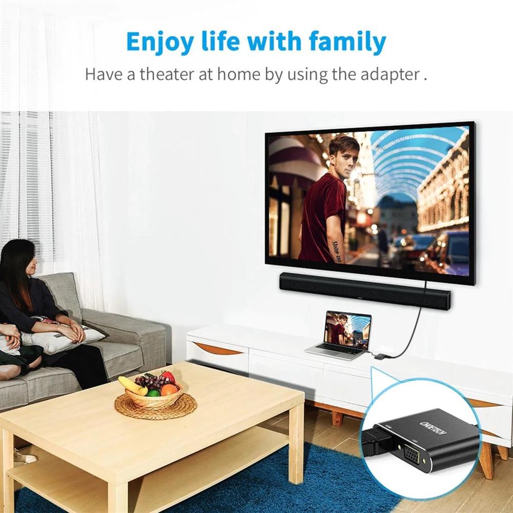 Hub Adaptador HDMI+VGA 4K/1080P, HUB-M17 : Precio Costa Rica