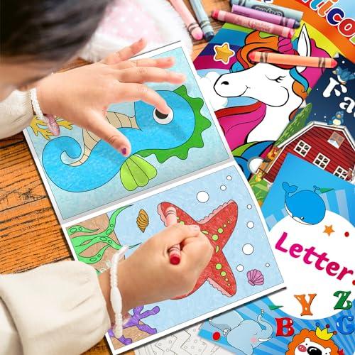  Paquete de 20 libros para colorear pequeños para niños de 4 a 8  años (5.1 x 7 pulgadas), libros para colorear a granel para niños de 2 a 4  años, regalos