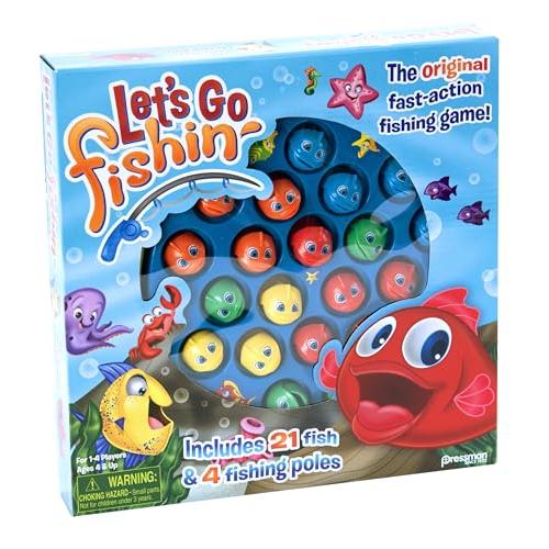Lets Go Fishin Game by Pressman - The Original Fast-Action Fishing