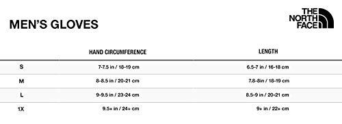 The north face gloves best sale size chart