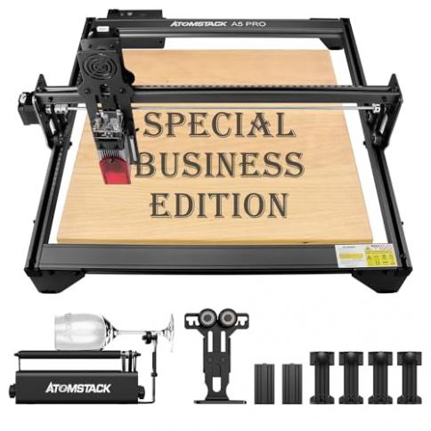 VEVOR Laser Engraver, 5W Output Laser Engraving Machine, 16.1 x 15.7  Large Working Area, 10000mm/min Movement Speed, Compressed Spot with Eye  Protection, Laser Cutter for Wood, Metal, Acrylic