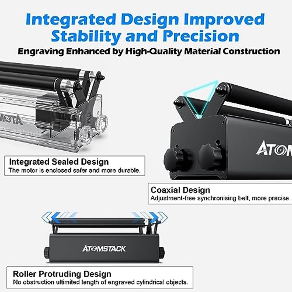 CNCTOPBAOS 1.6W Portable Laser Engraver,Mini Handheld Etcher Printer  Compact Engraving Machine for Logo Marking Lettering Printing Tools Design  Logo