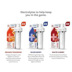 Cirkul FitSip Electrolytes Flavor Water Variety Pack, Makes 36 Drinks, No Sugar, Zero Calorie Drink Mix, (2 Mixed Berry, 2 White Cherry, 2 Orange Tangerine) - Sabor FitSip Variety Pack