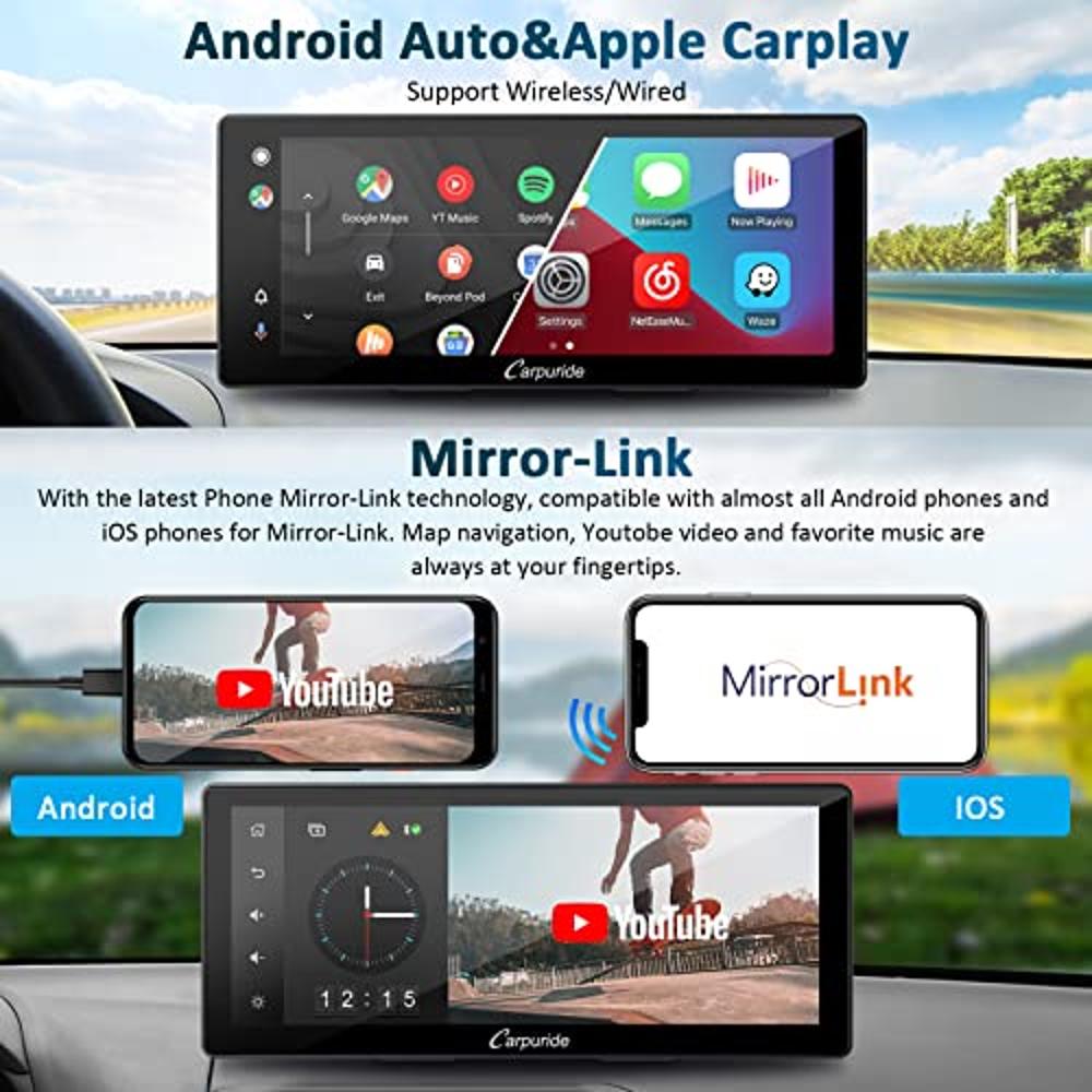 Pantalla MULTIMEDIA CARPURIDE / ANDROID Auto y Apple CAR PLAY