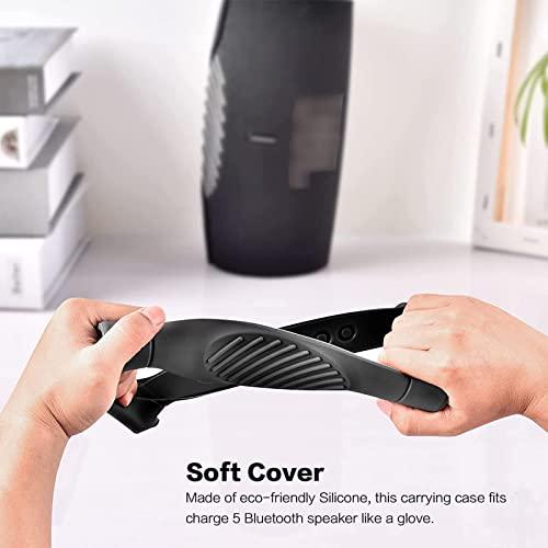 Funda de silicona para altavoz Bluetooth portátil JBL Charge 5, piel
