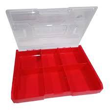 Caja Organizadora De Plastico Apilable, Medidas 340 X 250 X 60 Mm