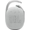 JBL Clip 4 Bocina Portátil Con Bluetooth, Batería Incorporada, Impermeable, Color Blanco