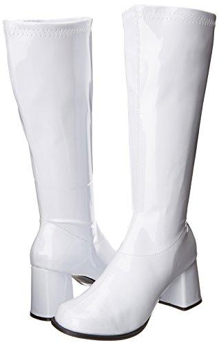 Ellie Shoes Womens White Gogo Costume Boots 4 Precio Guatemala