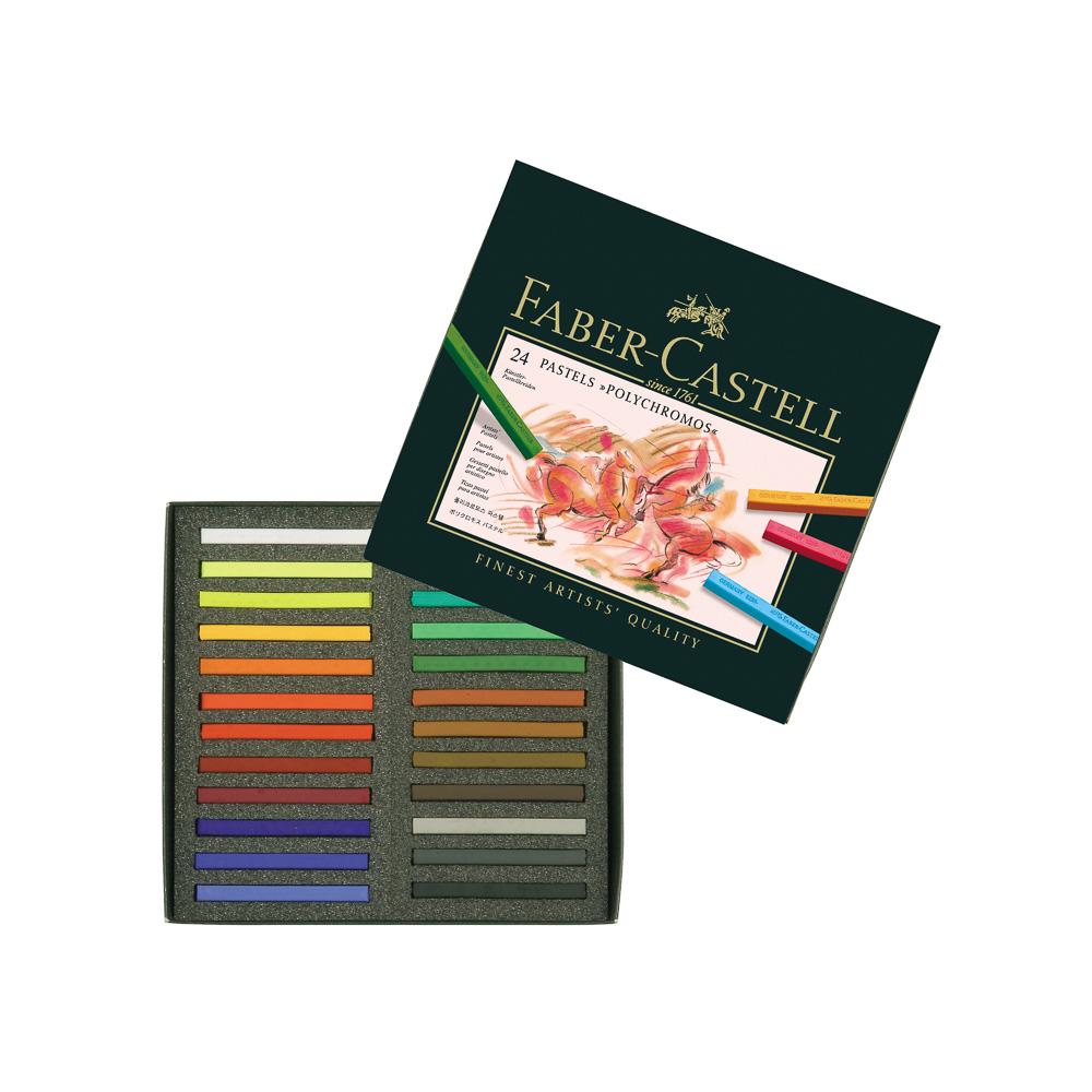 Crayon Pastel Faber Castell 128524 24 Col Seco Polychromos Precio