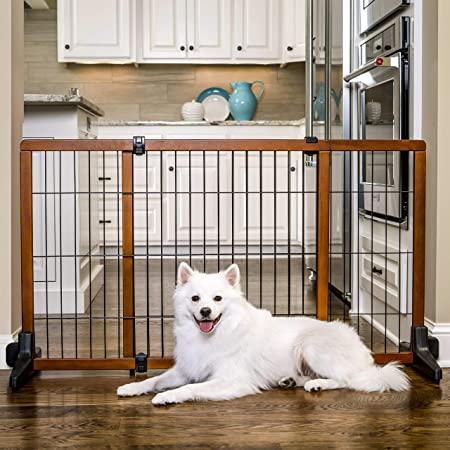 Puerta independiente para mascotas Carlson, extra alta, ajustable