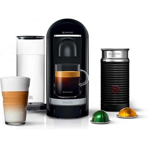  Nespresso Vertuo - Cafetera para café y espresso, solo a  máquina, color negro mate oro rosa : Hogar y Cocina