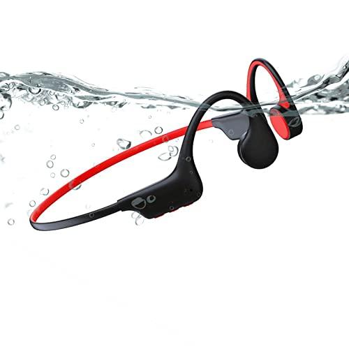 Auriculares de natación impermeables IP68, auriculares deportivos  inalámbricos Bluetooth 5.0, micrófono integrado, a prueba de sudor, ajuste  estable