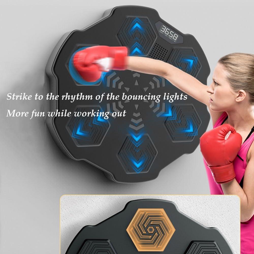 Music Boxing Punch Target Home Electronic Bluetooth Reflex Training Wall Target