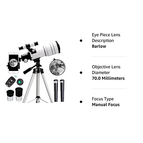 ToyerBee Telescope for Adults Kids, 70mm Aperture Astronomical