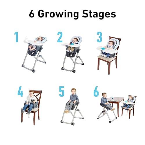 Graco DuoDiner DLX 6 in 1 High Chair Converts to Dining Booster Seat