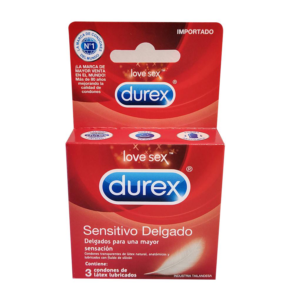 3Pack Preservativo Durex Sensitivo Delgado 3 Unida